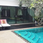 3 BR pool villa Bang Jo for rent -swimming pool area-1