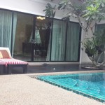 3 BR pool villa Bang Jo for rent -swimming pool area